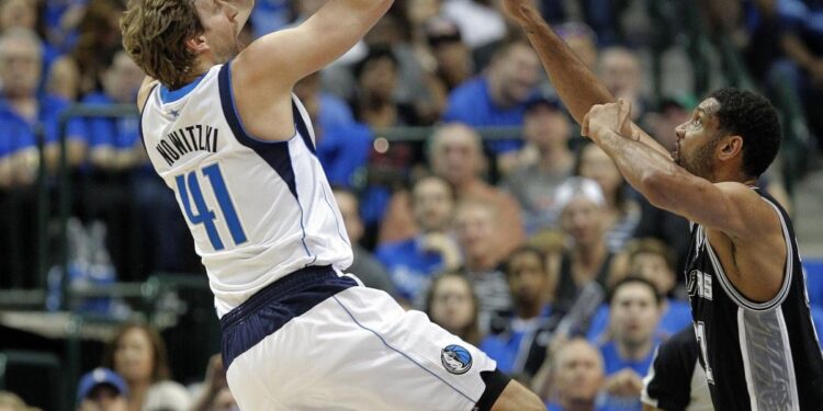 Dirk Nowitzki stands as a symbol of loyalty with a career devoted entirely to the Mavericks (Getty Images)