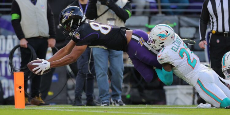 Isaiah Likely rises to the occasion with a one-handed touchdown catch energizing the Ravens (Baltimore Ravens)