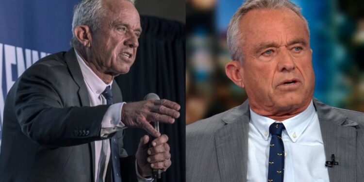 Robert F. Kennedy Jr. calls President Biden a greater threat to democracy than Trump (Getty Images)