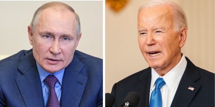 Biden denounces Russia's attack on Ukraine as winter warfare (Alamy)