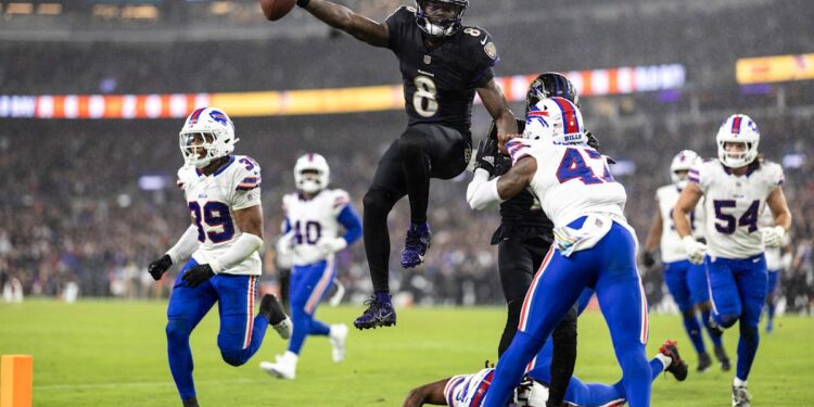Bills versus Ravens brings MVP drama to the playoffs (Photo  Buffalo Bills vs. Baltimore Ravens/Shutterstock)
