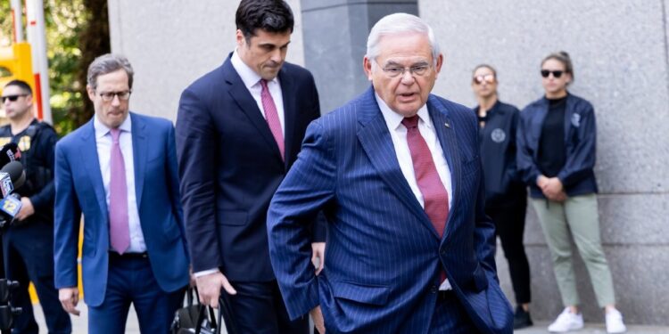 Sentencing for former Senator Menendez remains on track despite concerns over media influence (Shutterstock)