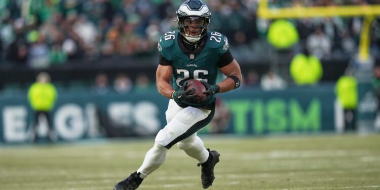 Eagles dominate with six rushing touchdowns in total (Photo: Saquon Barkley/Alamy)