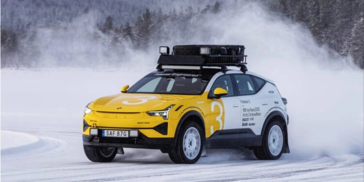 Rally-Ready Polestar 3 and 4 Take on the Ice With Power and Precision (Credit: Polestar)