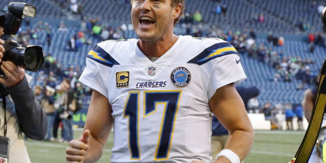 Stepping off the field but never out of the spotlight (Photo: Philip Rivers/Getty Images)