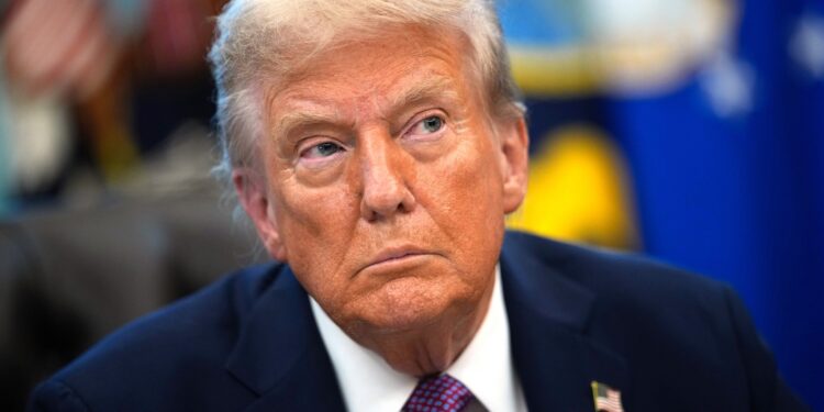 Trump’s image over Chicago sparked outrage and political backlash (Photo: Donald Trump/Getty Images)