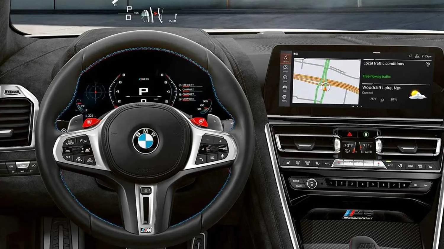 BMW M8 Gran Coupe Competition Infotainment and Driver Technology