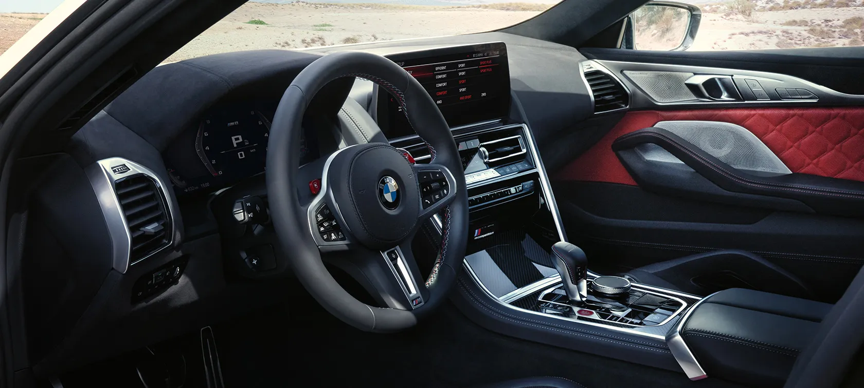 BMW M8 Gran Coupe Competition interior