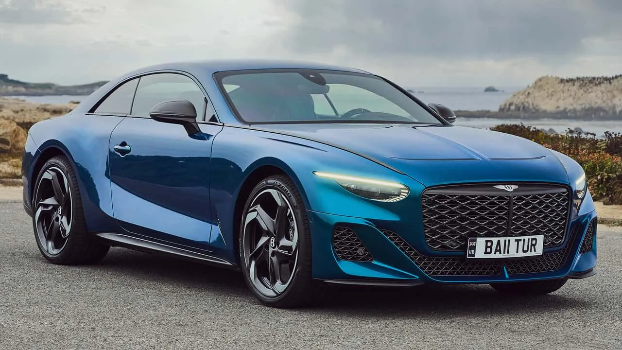 Blue Bentley Mulliner Batur