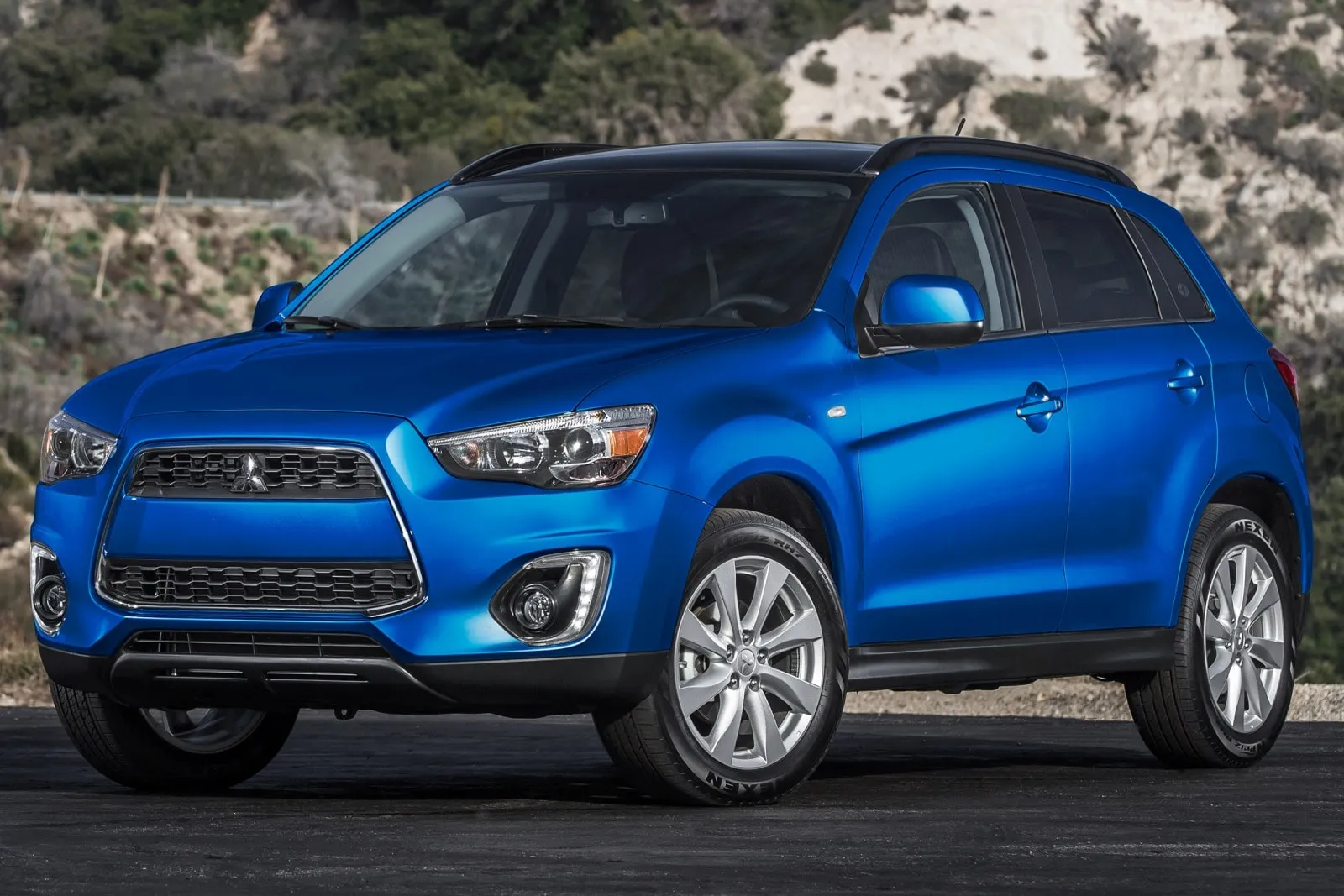 Blue Mitsubishi Outlander Sport EV
