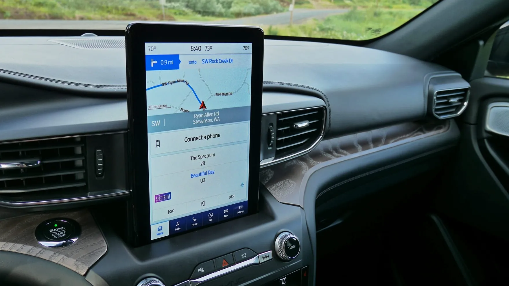 Ford Explorer Platinum Hybrid Infotainment Features