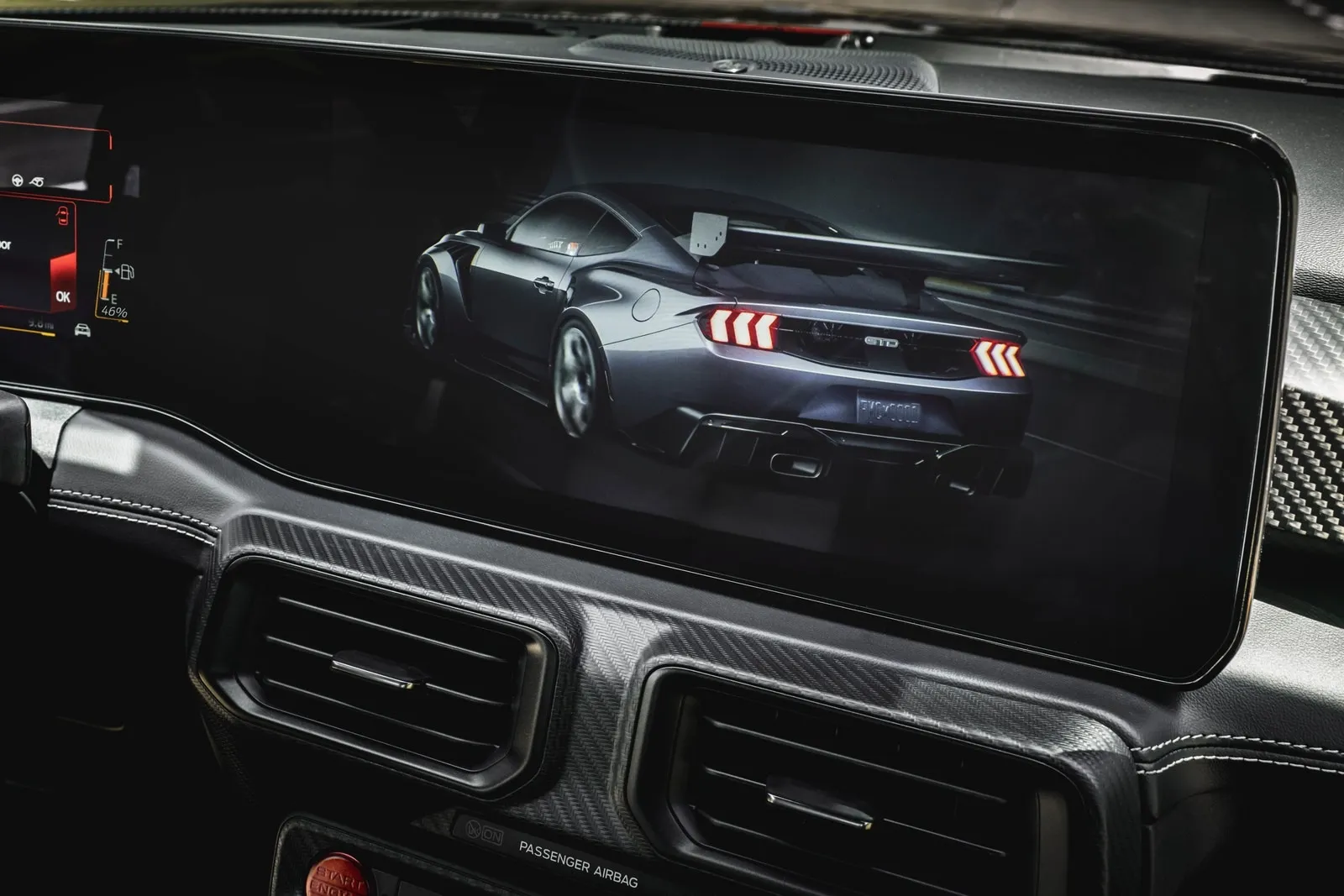 Ford Mustang GTD Infotainment