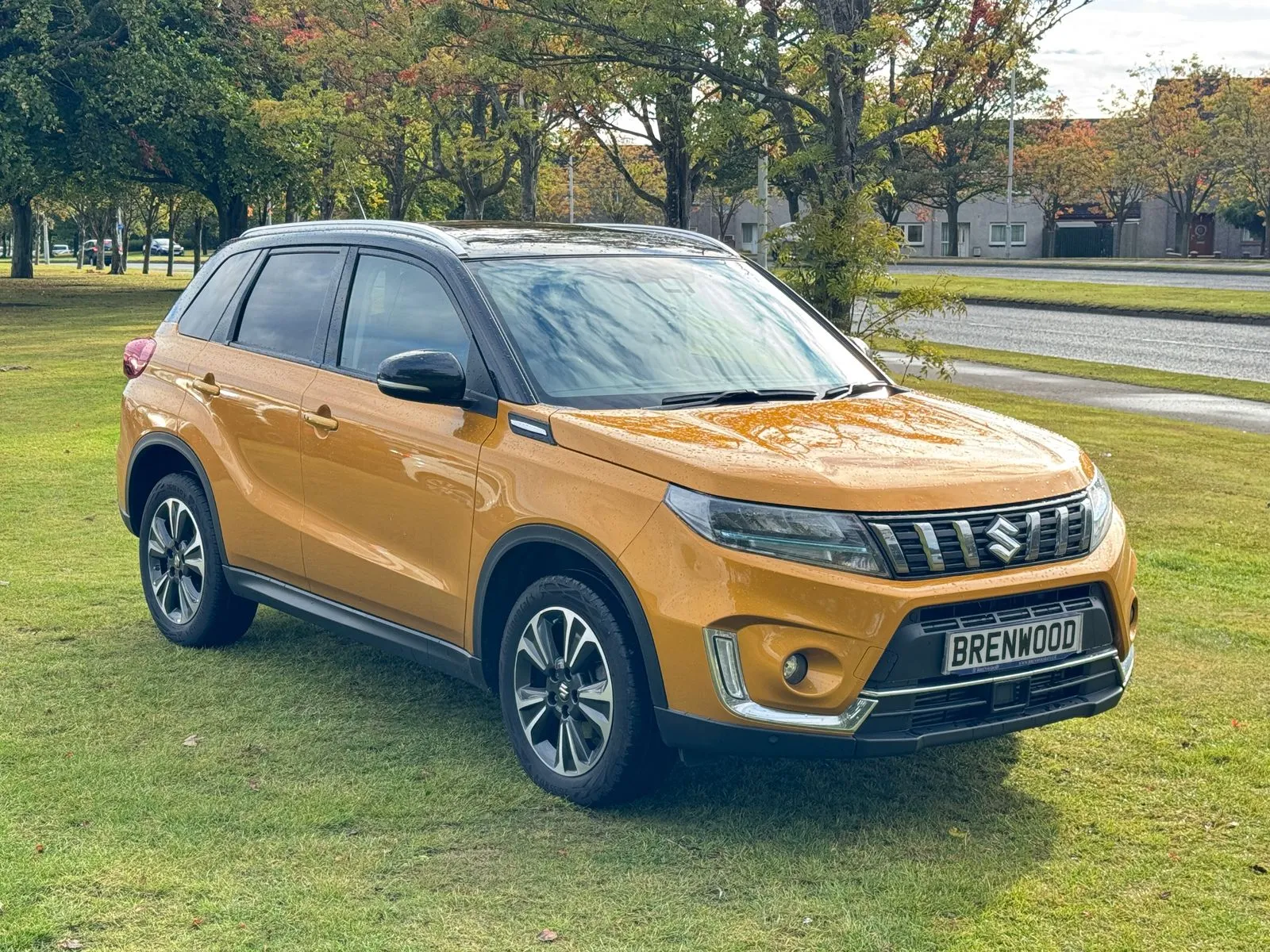Yellow Suzuki Vitara Hybrid
