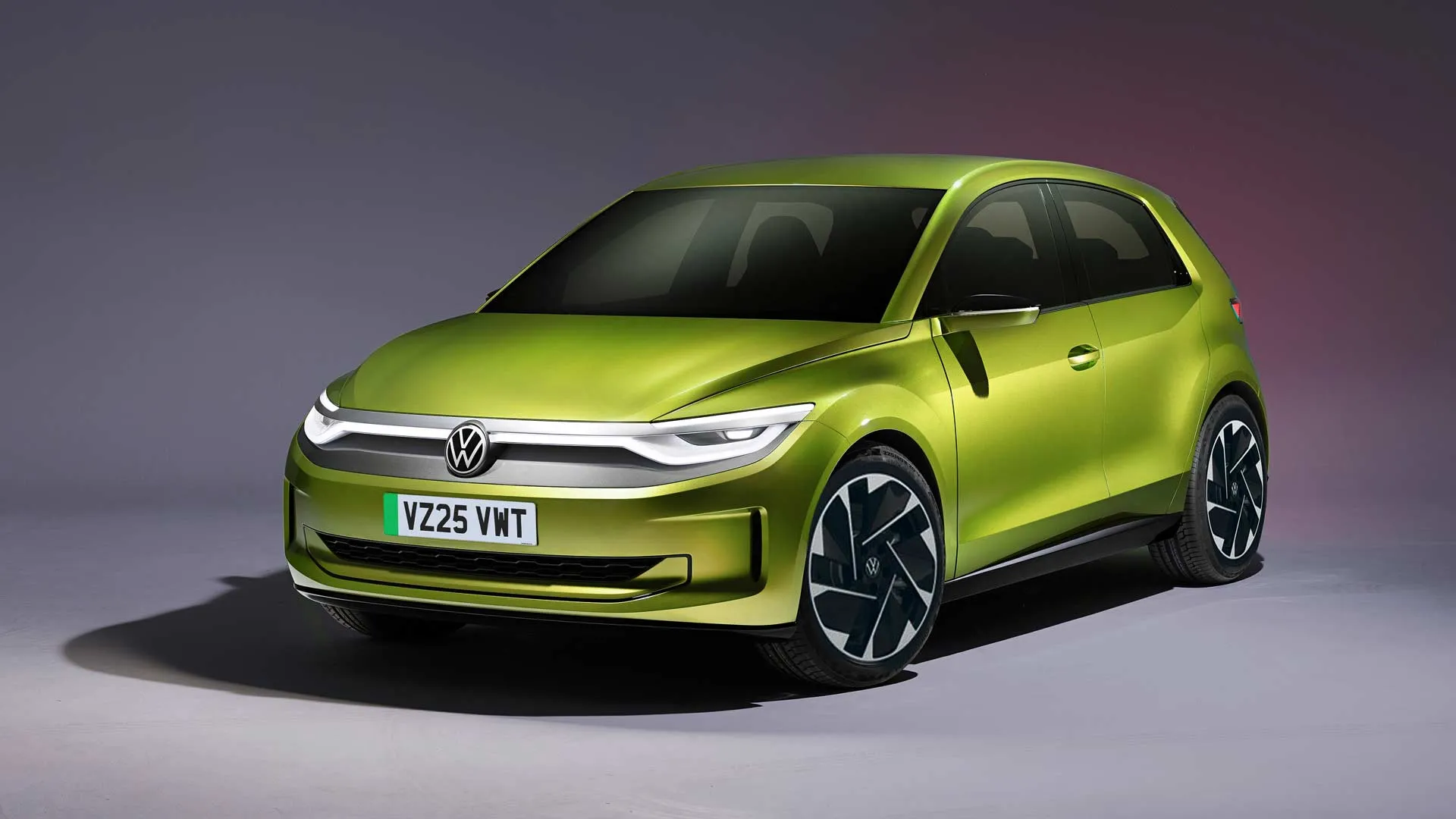 Green Volkswagen ID.2 Compact